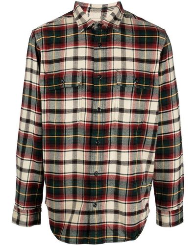 Filson Check-pattern Flannel Shirt - Black