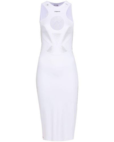 Coperni X Puma Cut-Out Detail Midi Dress - White