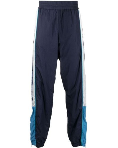 Fendi Logo-Stripe Track Trousers - Blue