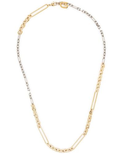 Givenchy Mixed Link Chain Necklace - White