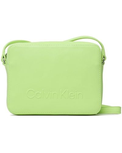 Calvin Klein Handtasche ck set camera bag k60k610439 lt2 - Grün