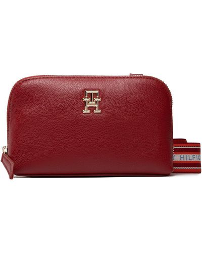 Tommy Hilfiger Handtasche Life Crossover Aw0Aw14169 Xit - Rot