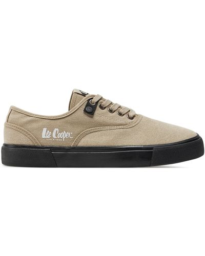 Lee Cooper Sneakers aus stoff lcw-24-02-2149mb - Braun