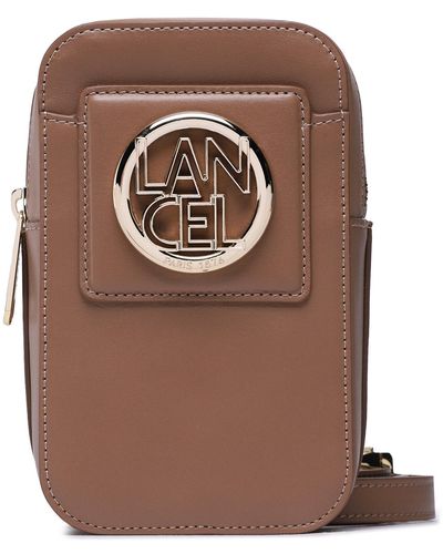 Lancel Handtasche mini vertical bag a12079jgtu granit/gold - Braun
