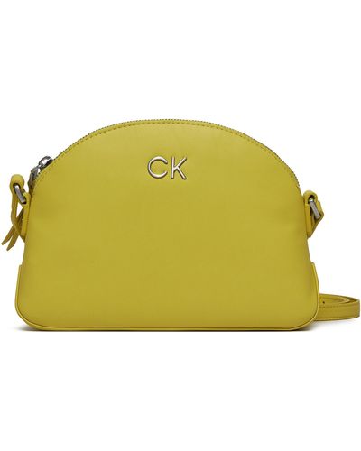 Calvin Klein Handtasche Re-Lock Seasonal Crossbody Md K60K611444 - Grün