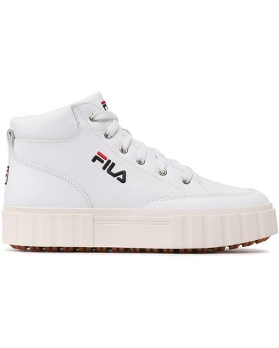 Fila Sneakers Sandblast Mid Wmn Ffw0187.10004 Weiß