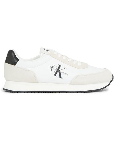 Calvin Klein Sneakers Retro Runner Su-Ny Mono Ym0Ym00746 Weiß
