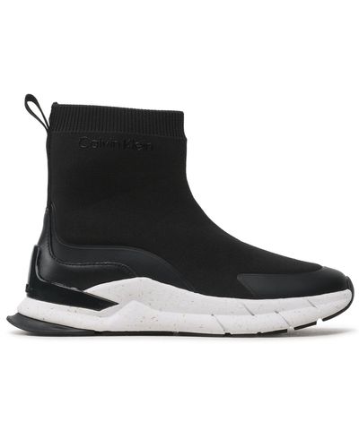 Calvin Klein Sneakers Sock Boot Hw0Hw01589 - Schwarz
