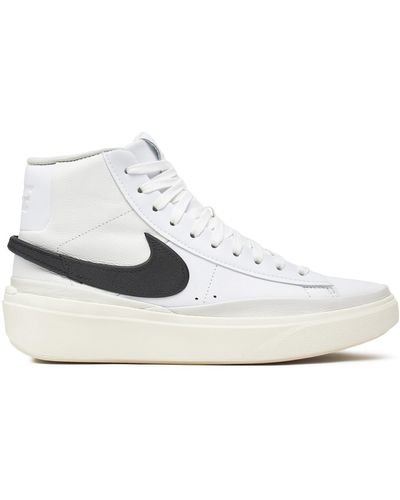 Nike Schuhe blazer phantom mid dx5800 100 white/black/summit white - Weiß