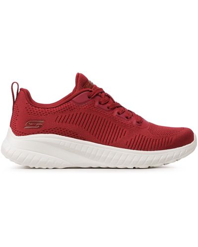 Skechers Sneakers bobs sport face off 117209/red red - Rot