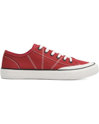 Lanetti Sneakers aus stoff s23v013a-1 - Rot