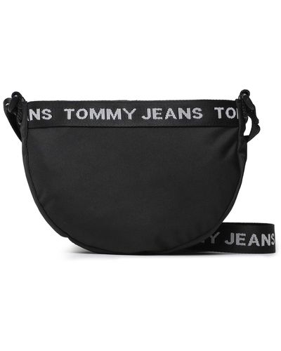 Tommy Hilfiger Handtasche tjw essential moon bag aw0aw15146 bds - Schwarz