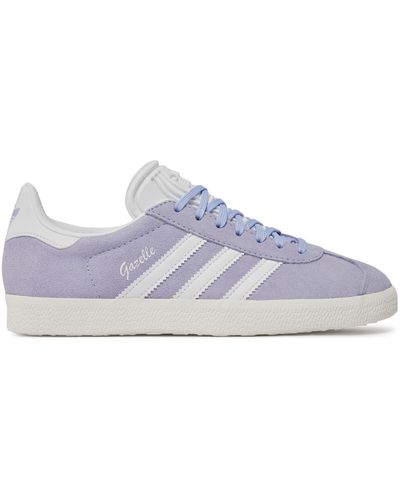 adidas Schuhe gazelle w ie0444 vioton/ftwwht/vioton - Blau