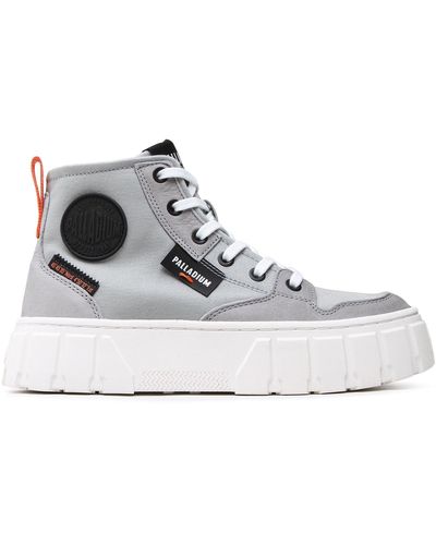 Palladium Sneakers Aus Stoff Pallatower Hi 98573-091-M - Weiß