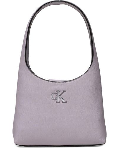 Calvin Klein Handtasche minimal monogram shoulder bag k60k610843 pc1 - Lila