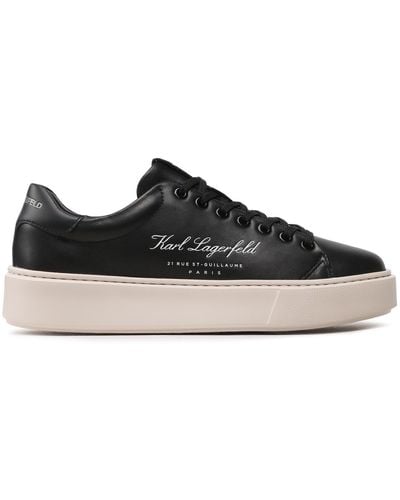 Karl Lagerfeld Sneakers kl52223 black lthr - Schwarz