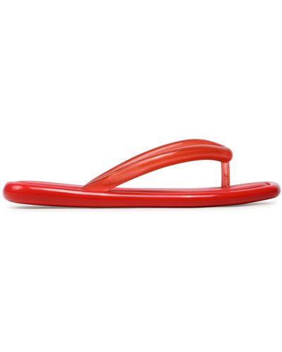 Melissa Zehentrenner airbubble flip flop ad 33771 red ak728 - Rot