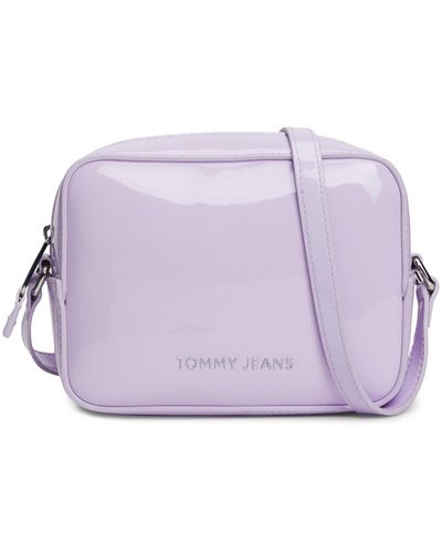 Tommy Hilfiger Handtasche tjw ess must camera bag patent aw0aw15826 lavender flower w06 - Lila