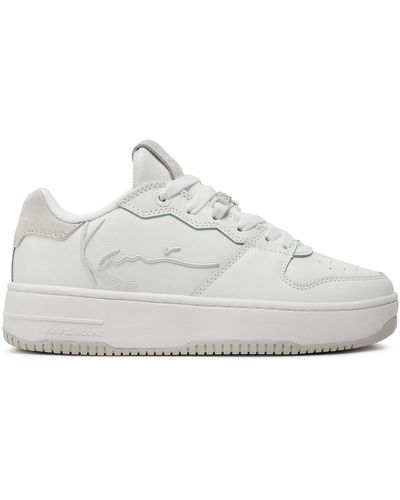 Karlkani Sneakers kkfww000372 white/grey - Weiß