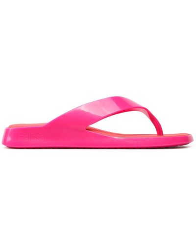 Melissa Zehentrenner brave flip flop ad 33699 pink/red ah099