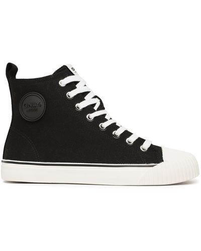 ONLY Sneakers aus stoff 15304530 black 4325192 - Schwarz