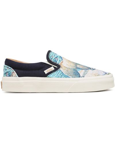 Vans Sneakers Aus Stoff Classic Slip-On Vn0009Q7Frs1 Forest - Blau