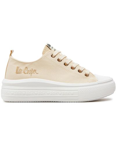 Lee Cooper Sneakers aus stoff lcw-24-44-2464la - Weiß