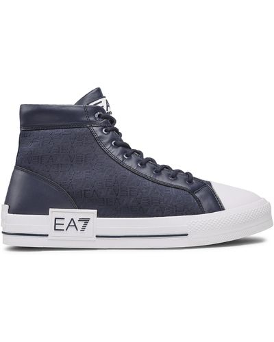 EA7 Sneakers Aus Stoff X8Z037 Xk294 R236 - Blau