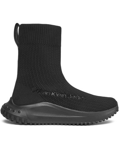 Calvin Klein Sneakers Eva Runner High Sock - Schwarz