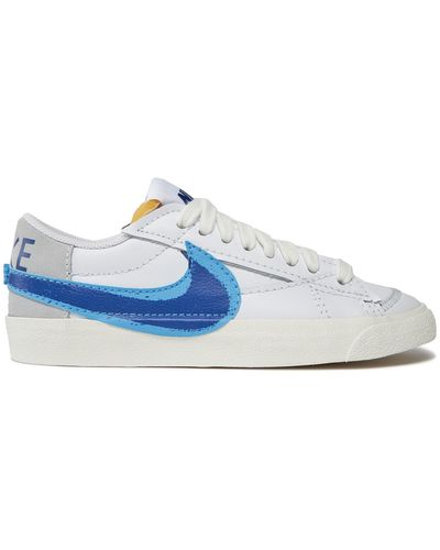 Nike Sneakers Blazer Low '77 Jumbo Fn3413 100 Weiß - Blau