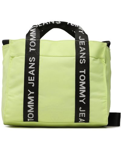 Tommy Hilfiger Handtasche Tjw Essential Mini Tote Aw0Aw14546 Msa - Grün