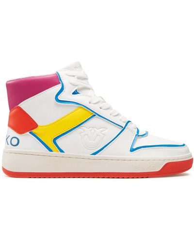 Pinko Sneakers Adele Sneaker 20231 Blks1 101225.A0Vk Weiß - Blau