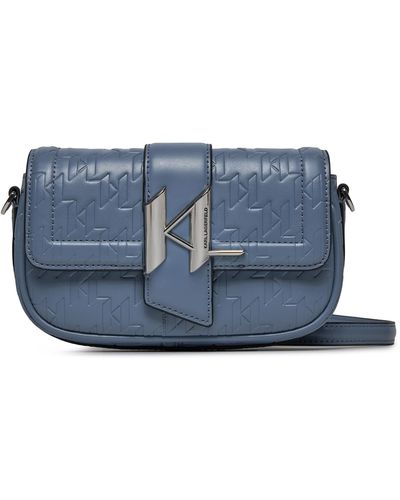 Karl Lagerfeld Handtasche 236w3029 steel blue a369 - Blau