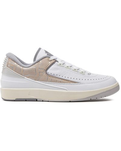 Nike Schuhe air jordan 2 retro low dv9956 100 white/cemen grey/sandrift - Weiß