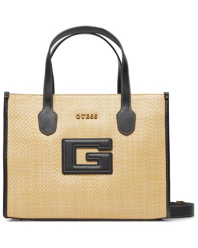 Guess Handtasche G Status 2 Compartment Tote Galya Hwwa91 98220 Ntb - Natur