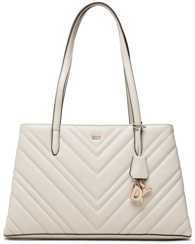 DKNY Handtasche madison tote r24abv22 pebble - Weiß