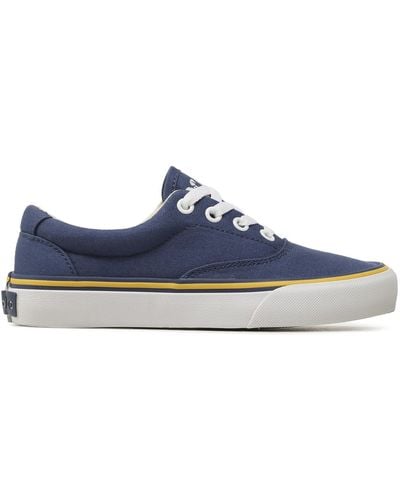 Polo Ralph Lauren Sneakers Aus Stoff Keatn 804888513002 - Blau
