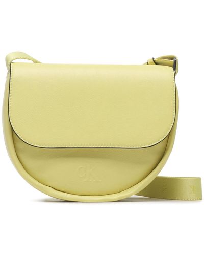 Calvin Klein Handtasche ultralight saddle22 pu k60k610846 yellow sand - Gelb