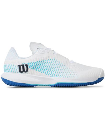 Wilson Schuhe kaos swift 1.5 wrs330970 white/blue - Blau