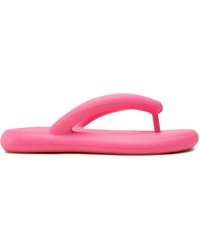 Melissa Zehentrenner flip flop free ad 33531 pink/orange 52428