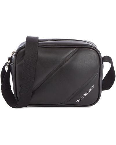 Calvin Klein Handtasche quilted camerabag18 k60k611821 pvh black beh - Schwarz