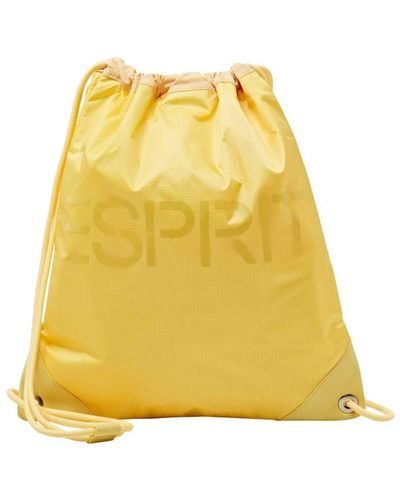 Esprit Sac de sport à logo - Jaune