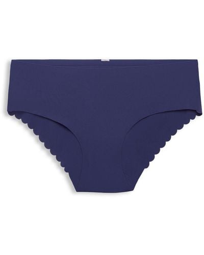 Esprit Hipster-shorts Van Microvezels - Blauw