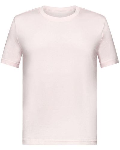 Esprit T-Shirt aus Bio-Baumwoll-Jersey - Pink