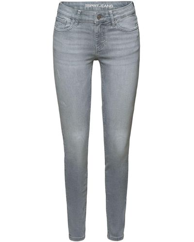 Esprit Mid Skinny Jeans - Grijs
