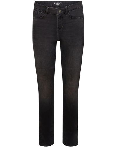 Esprit Gerecycled: Skinny Jeans - Zwart