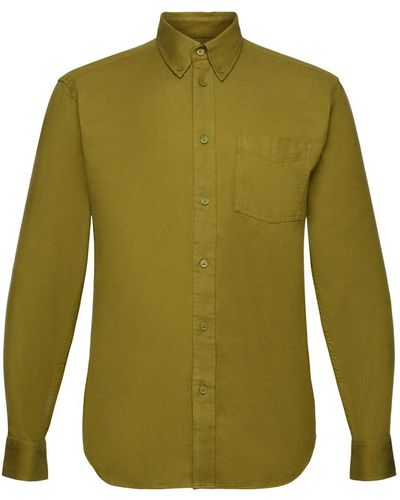 Esprit Twill Regular Fit-overhemd - Groen