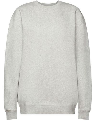 Esprit Sweatshirt Van Een Katoenmix - Wit