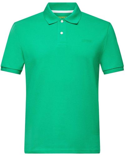 Esprit Piqué Poloshirt - Groen