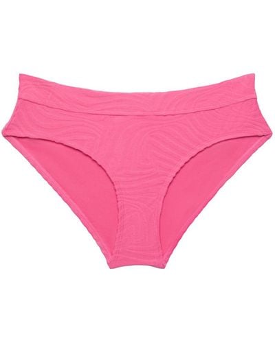 Esprit Gerecycled: Jacquard-bikinibroekje - Roze